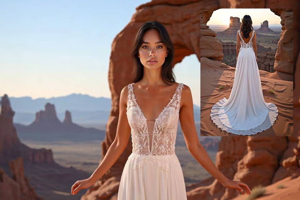 Abito da sposa scivolato Roma