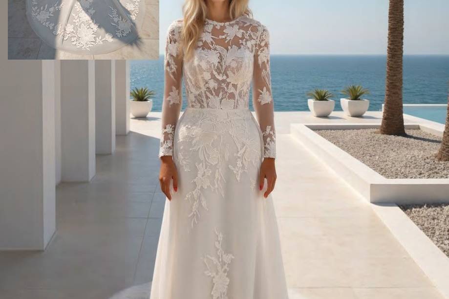 Abito da sposa scivolato Roma