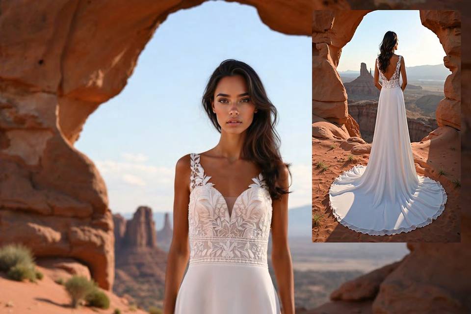 Abito da sposa scivolato Roma