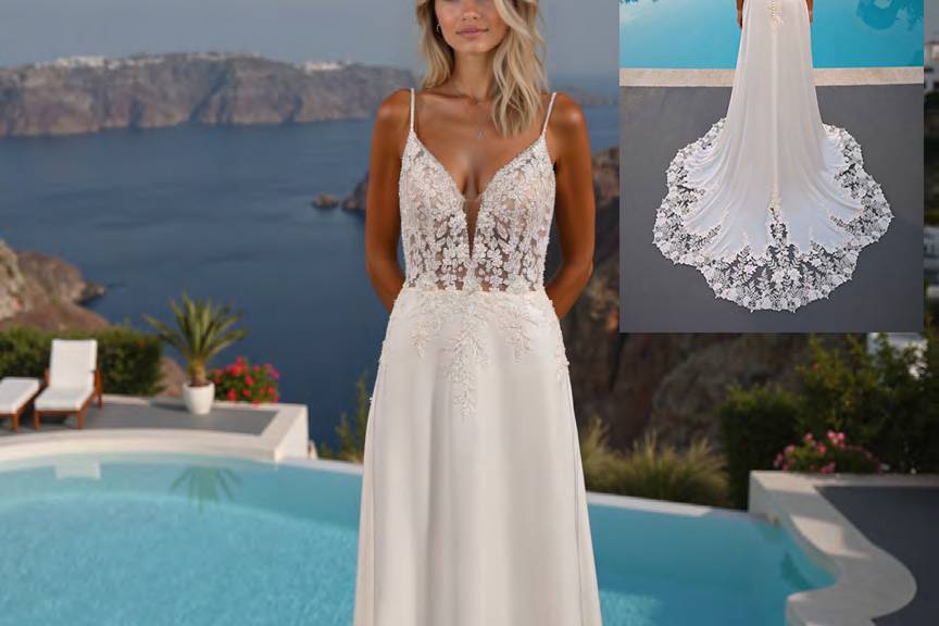 Abito da sposa scivolato Roma