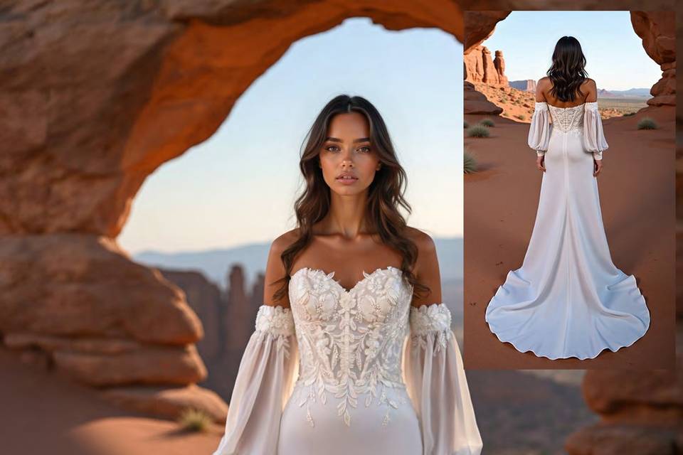 Abito da sposa scivolato Roma