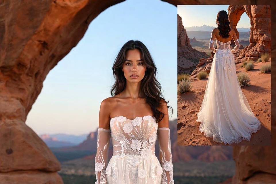 Abito da sposa scivolato Roma