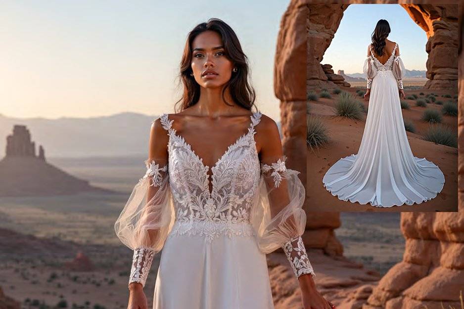 Abito da sposa scivolato Roma