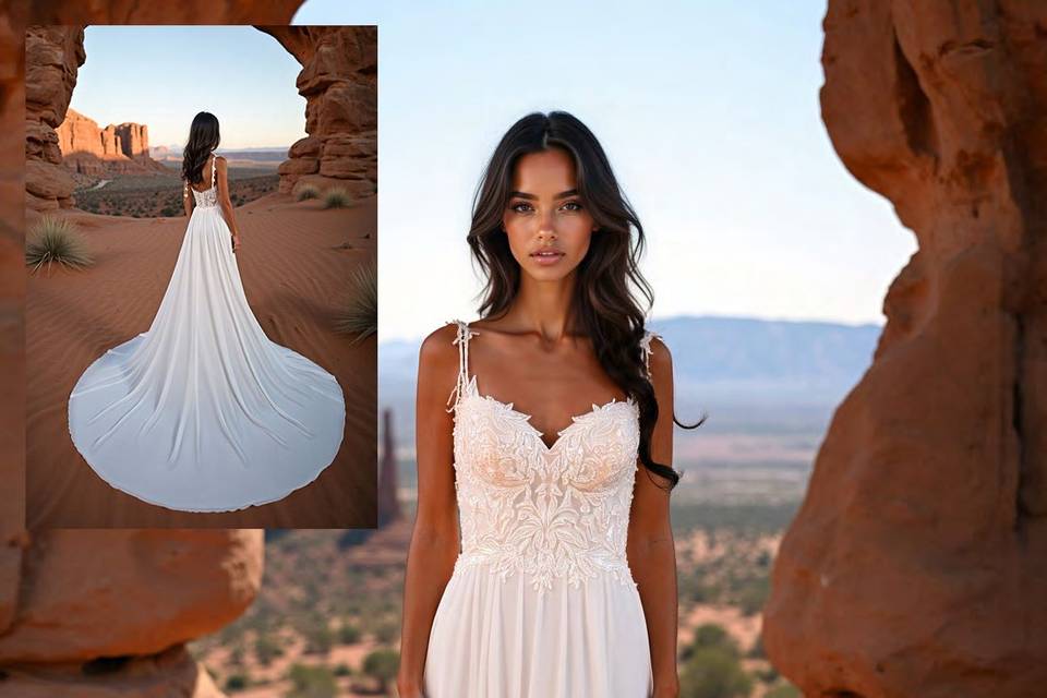 Abito da sposa scivolato Roma