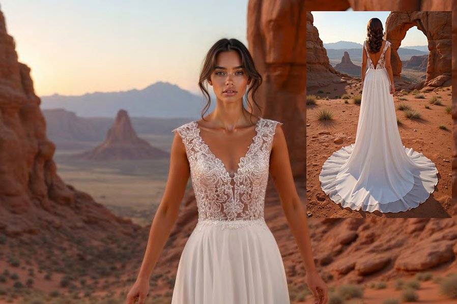 Abito da sposa scivolato Roma