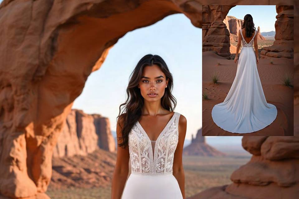 Abito da sposa scivolato Roma