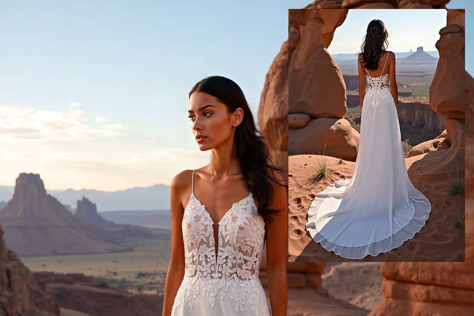 Abito da sposa scivolato Roma