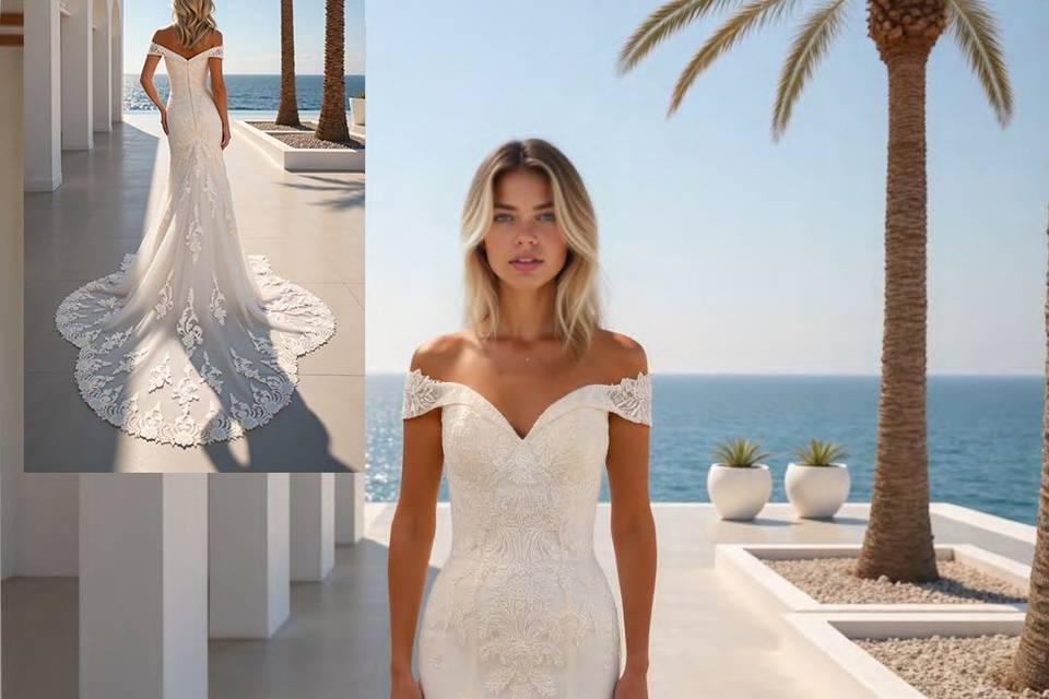 Abiti da sposa sirena Roma