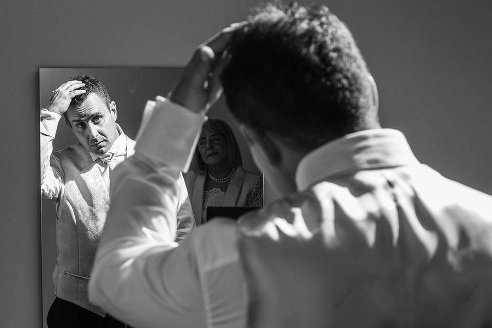 Preparazione sposo