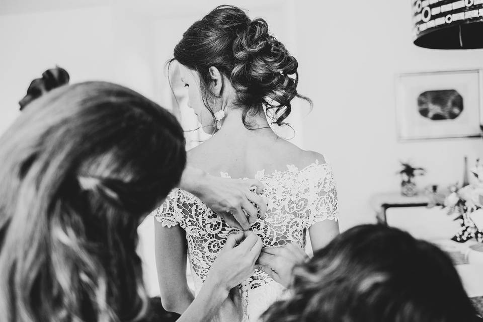 Preparazione sposa