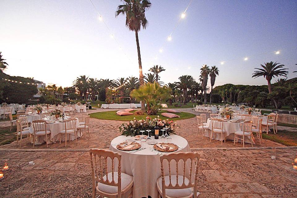 Cena in giardino