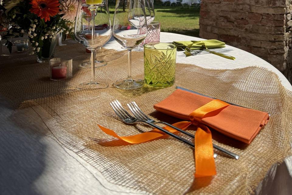 Mise en place colorata