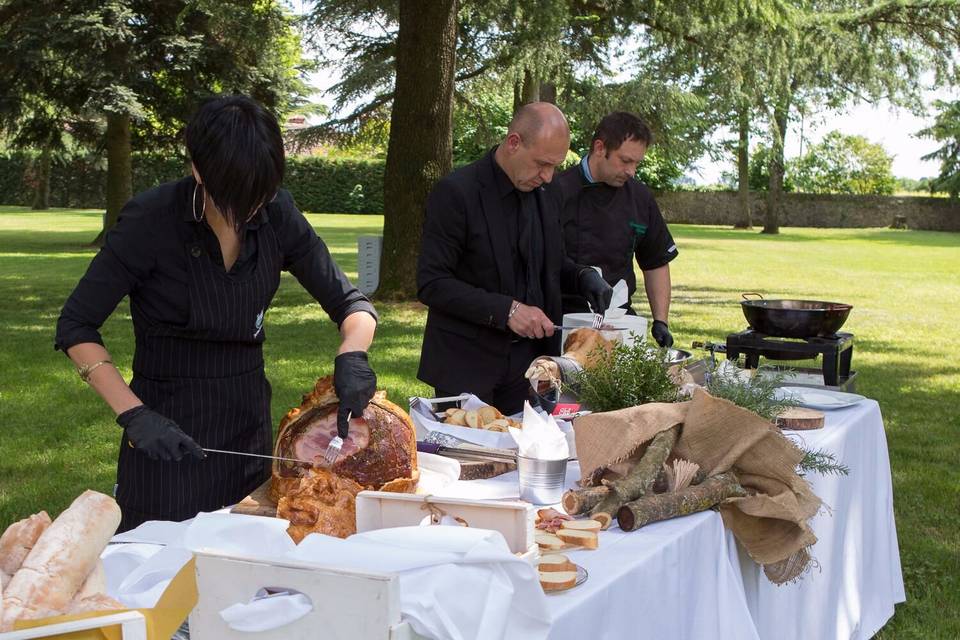 I salumi all'aperitivo