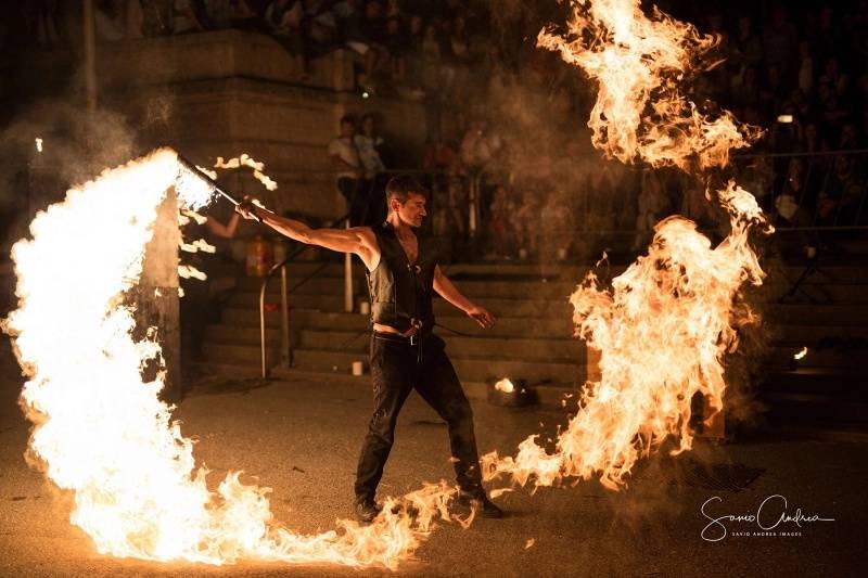 Effetto speciale spara-fiamme
