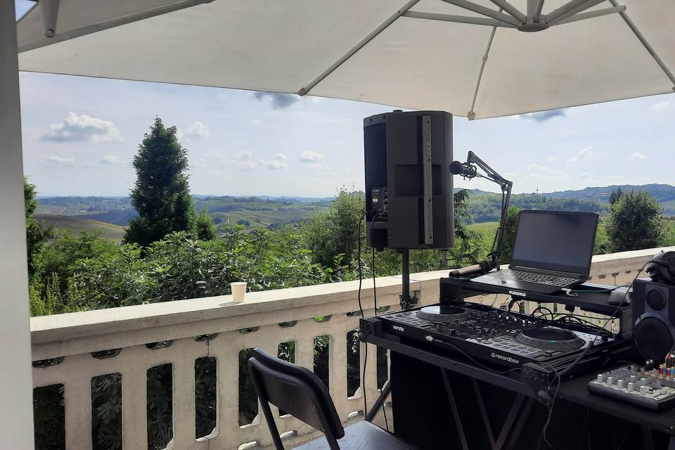 Aperitivo dj set con violino