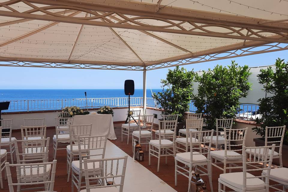 Cerimonia in terrazza
