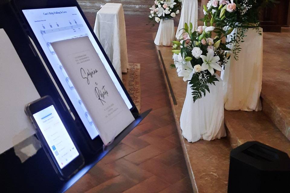 Pronti per l'ingresso sposi!