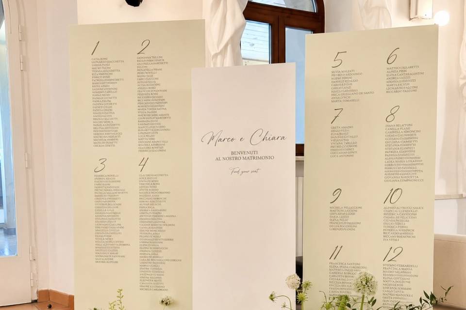 tableau de mariage