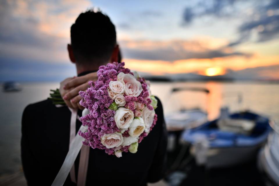 Buoquet sposa al mare