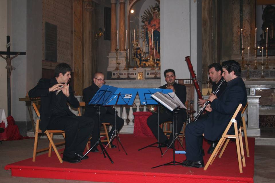 Quintetto di legni in chiesa