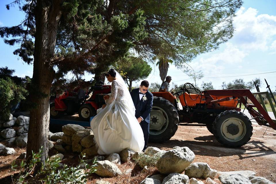 Sposa in campagna, Salento