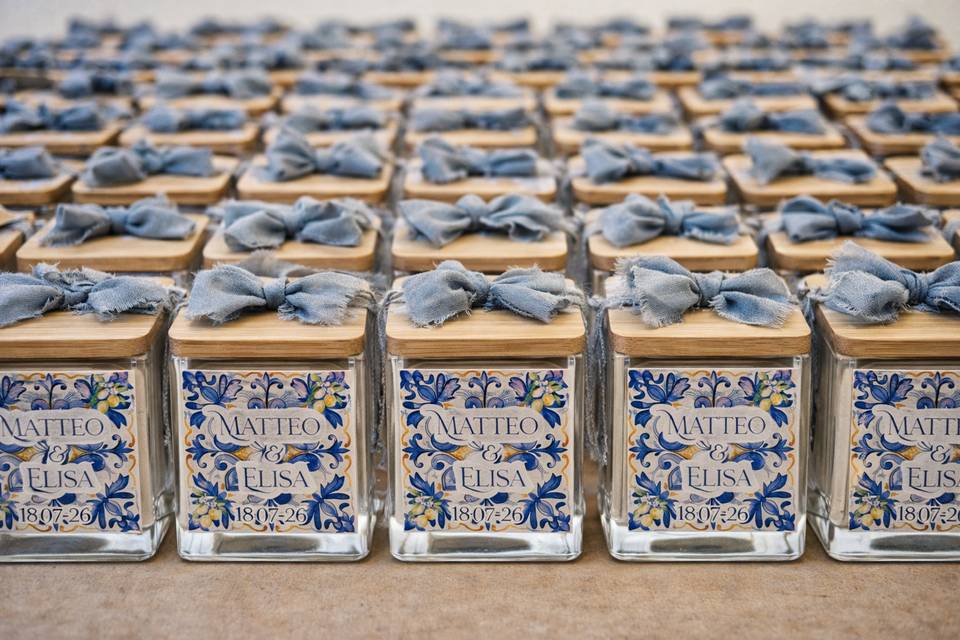 Candele profumate personalizz.
