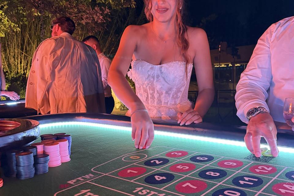 Tavoli casino matrimonio