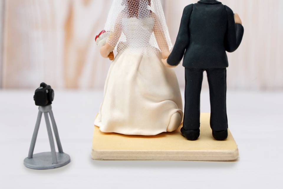 Cake topper fotografo