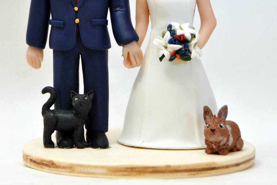 Sposi con animaletti