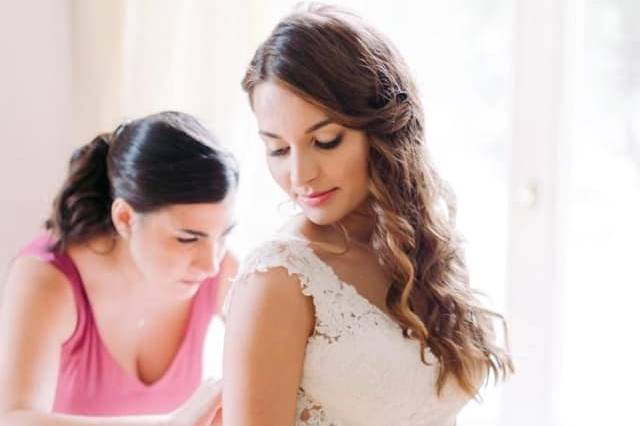 Hair & makeup sposa como