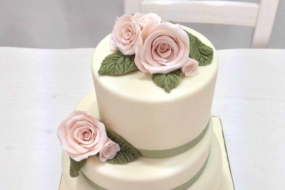 Torta rose rosa