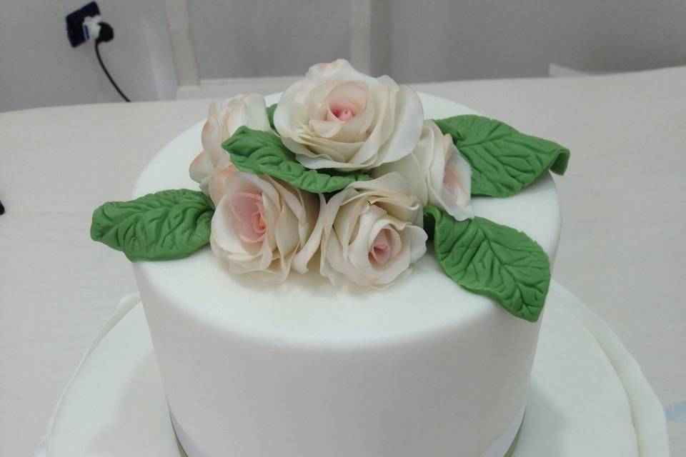 Torta rose due piani