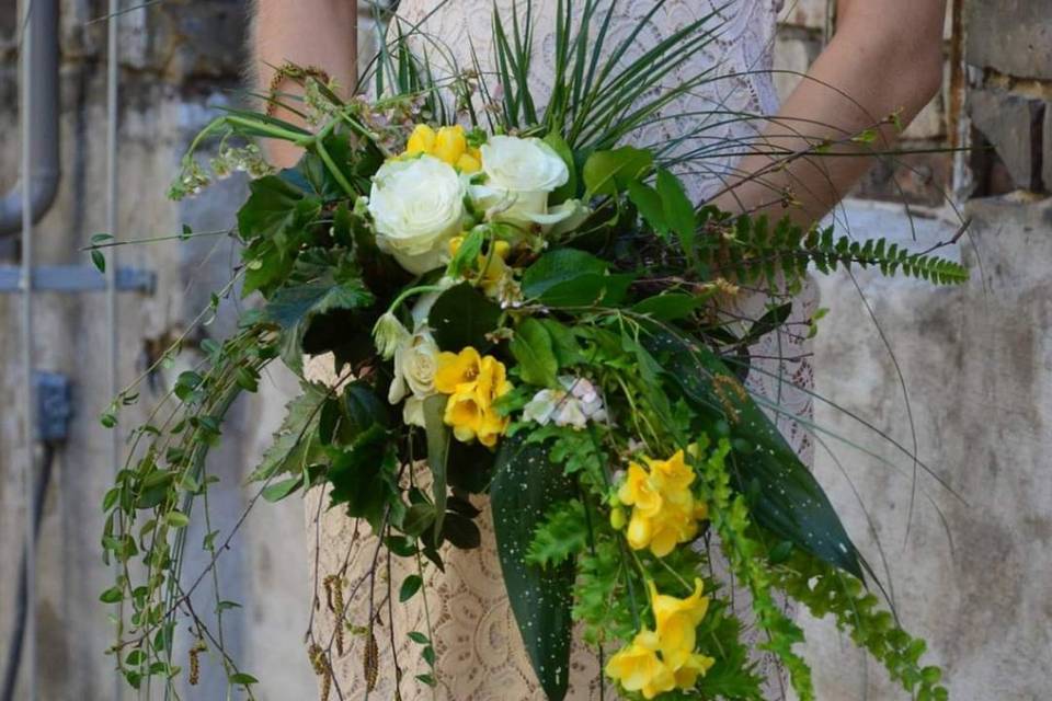 Bouquet sposa cascata