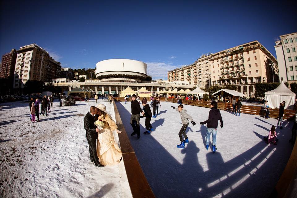 La Spezia con la neve