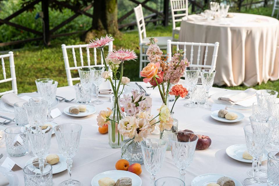 Wedding mise en place