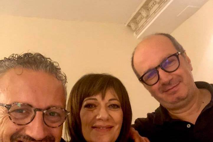 Io con Mariella Nava e Roberto