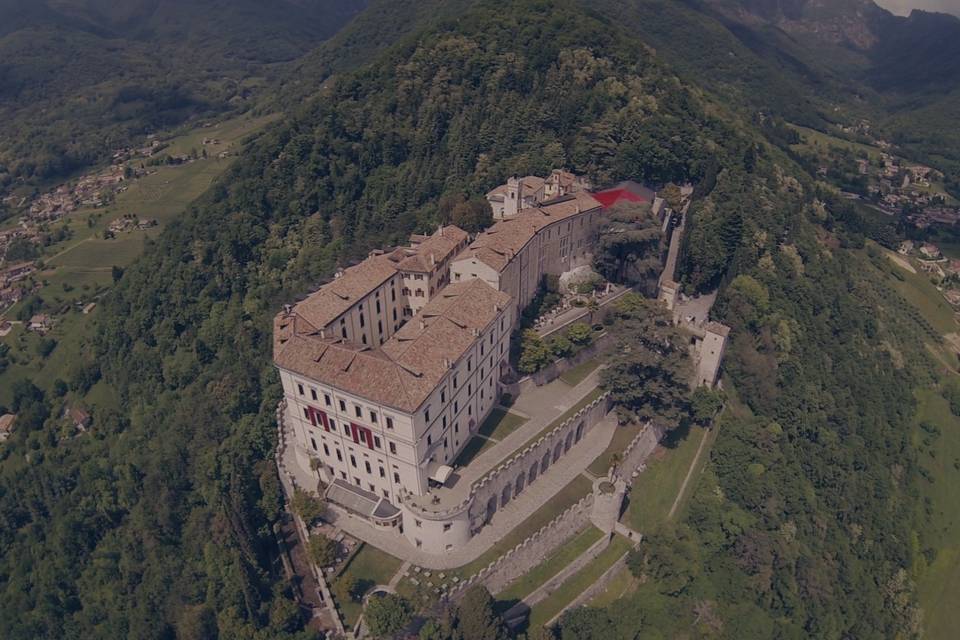 Castelbrando con il drone