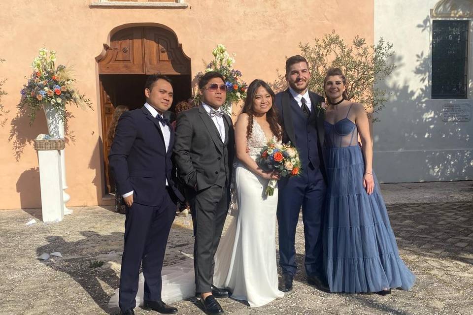 Sposi Angelica e Federico