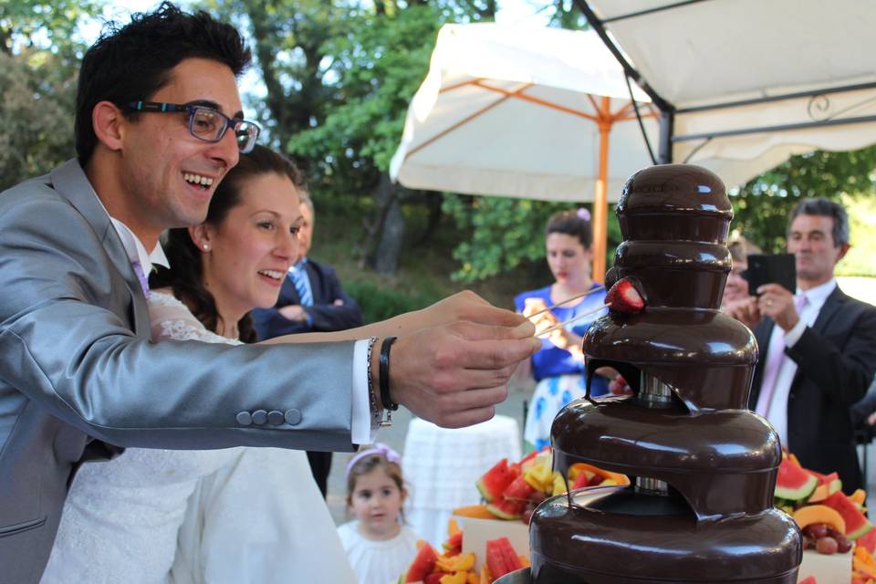 Fontana di cioccolato