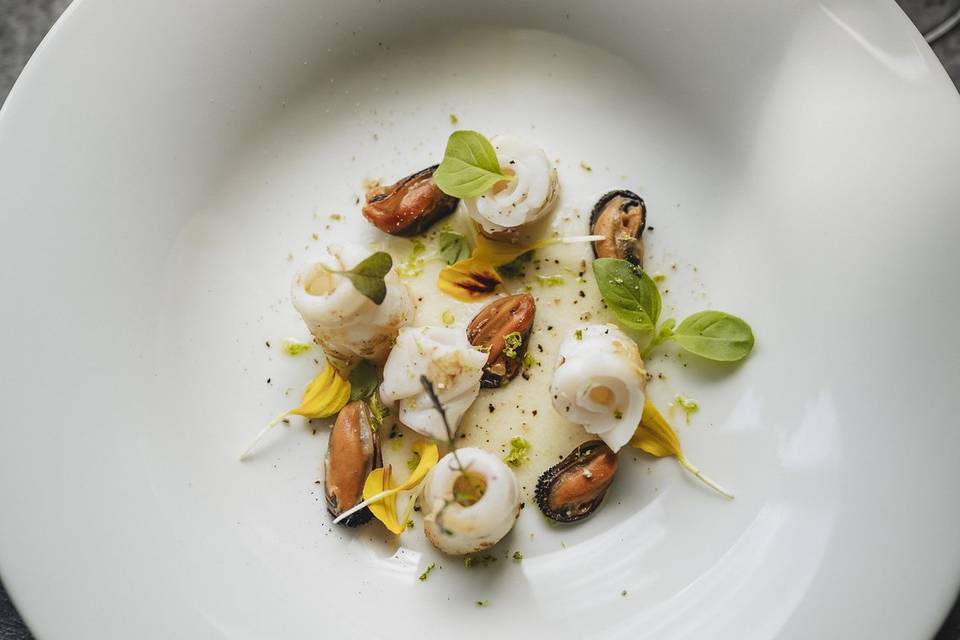 Dettaglio piatto antipasto