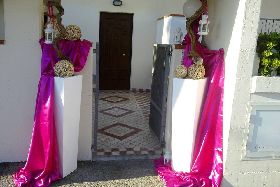 Allestimento matrimonio