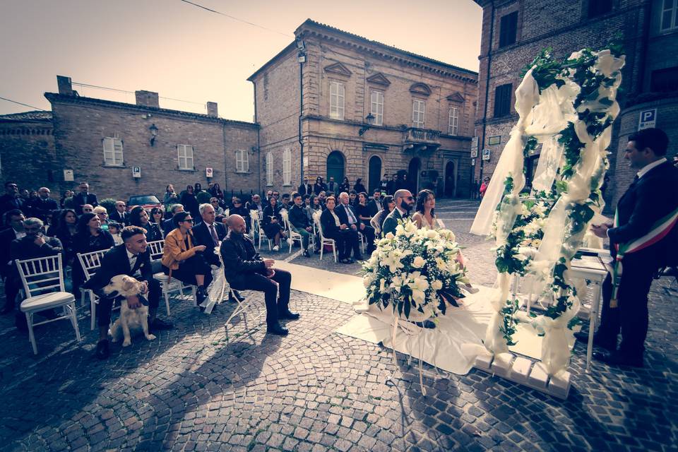 Cerimonia all' aperto