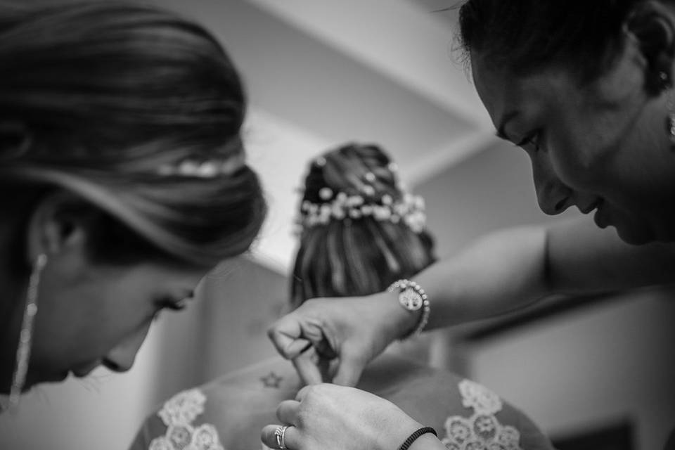Bellezza e preparazione sposa