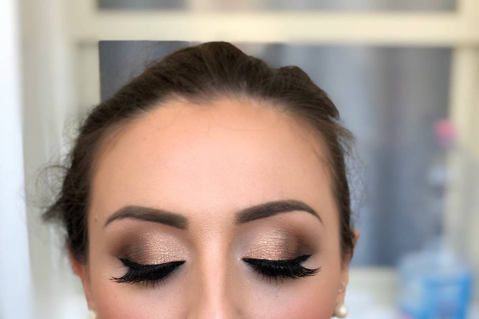 Trucco sposa intenso