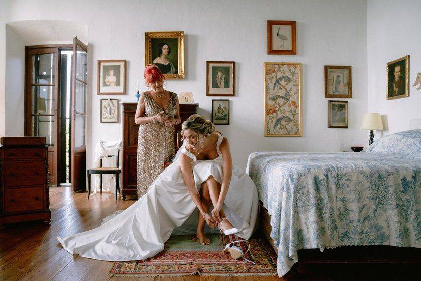 Preparazione sposa