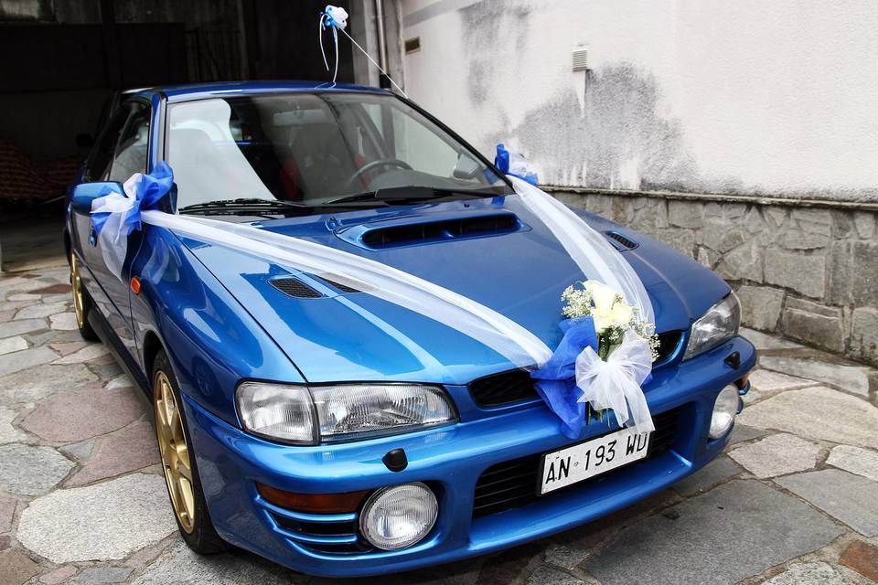 L'auto dello sposo