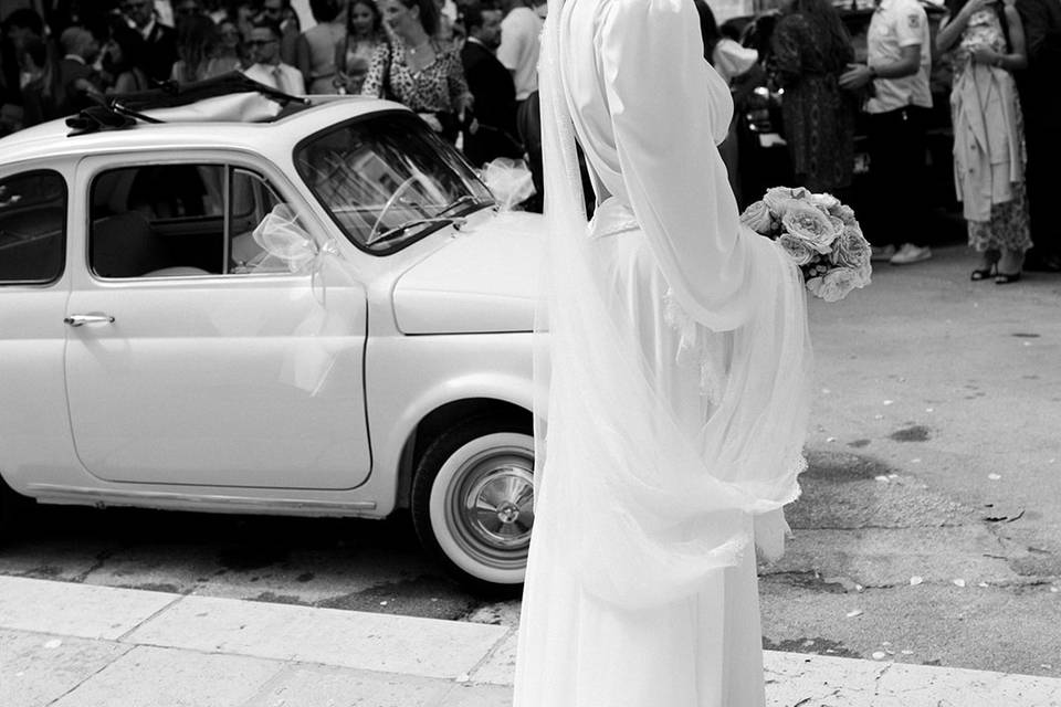 Fiat 500 per le nozze