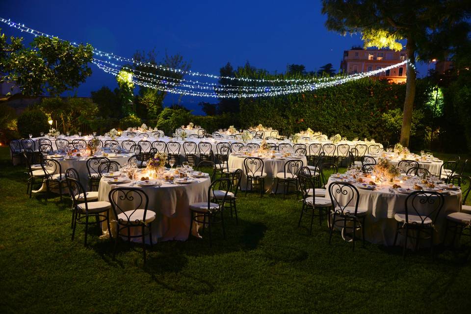 Cena in giardino