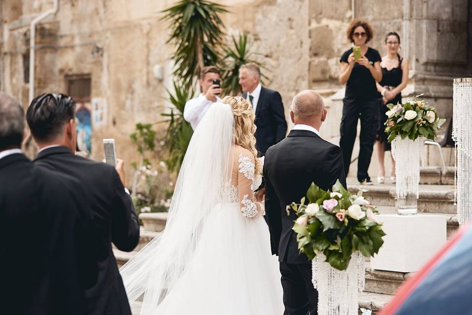 Flower arrangements church