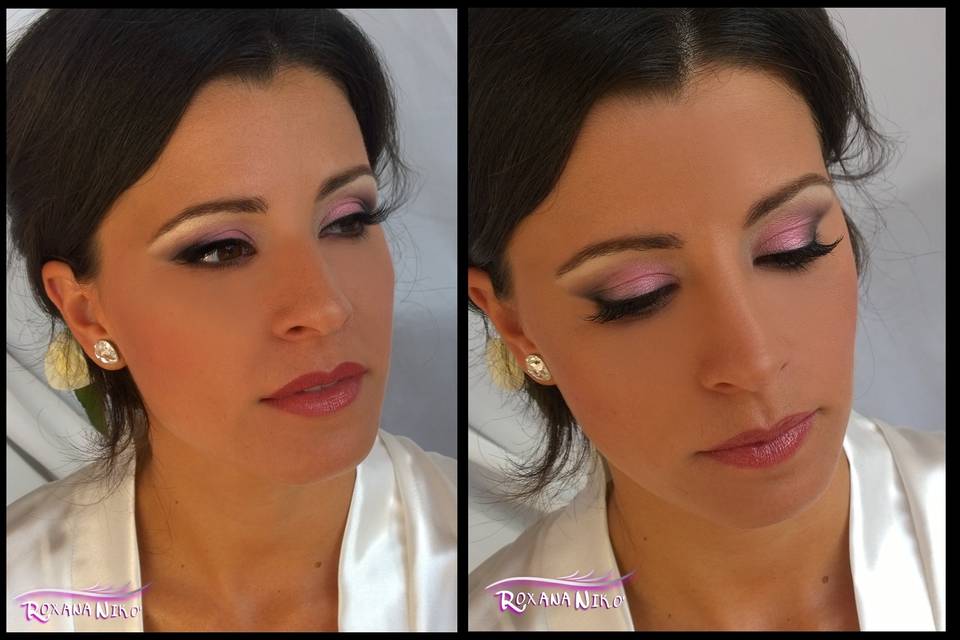 Prima e dopo trucco sposa